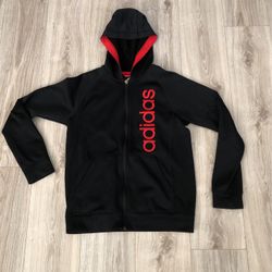 Adidas Black/Red Hoodie
