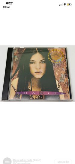 Shakira Pies Descalzos CD Como Nuevo  En Buenas Condicones Bonus Tracks Fabricado y Editado en Japón 1996 Dificil de Conseguir very Rare