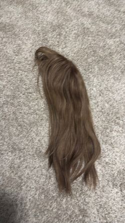 Mono top virgin human hair topper 6x7 inches