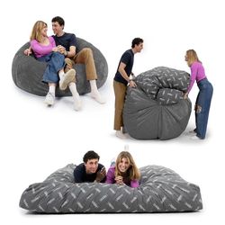 Corduroy full size bean bag bed
