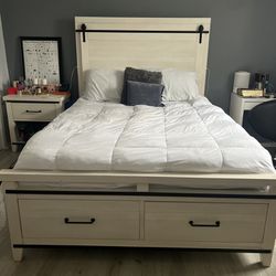 Queen Sized Bed frame And Mattress 