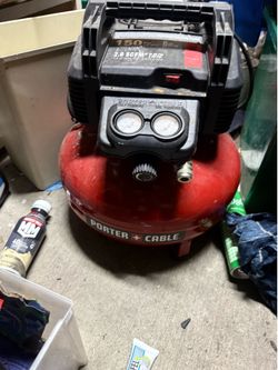 PORTER CABLE 150 PSI 6 GAL 2.6 SCFM Air Compressor