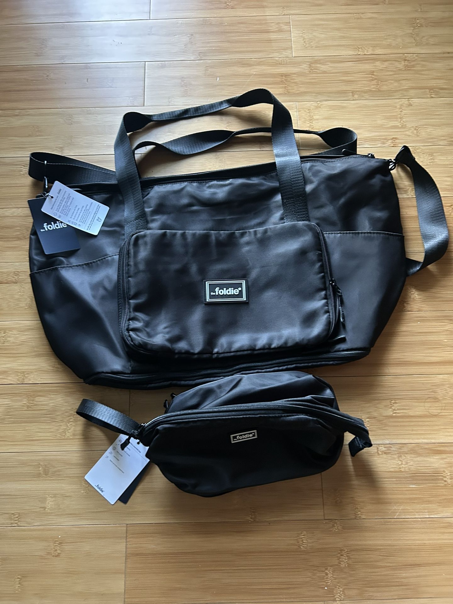 New Foldie bag + Makeup Bag