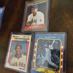 Boston Red Sox Greats Baseball Cards Lot 