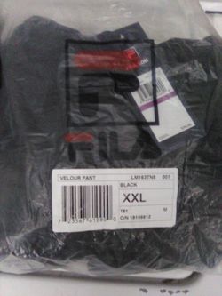 FILA VELOUR TOP & BOTTOM