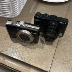 Canon And Sony Camera For Parts