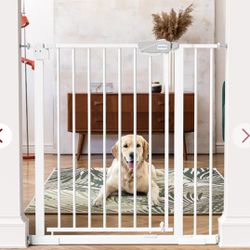 40'' Extra Tall Pet Gate with 30''-37'' Adjustable Width