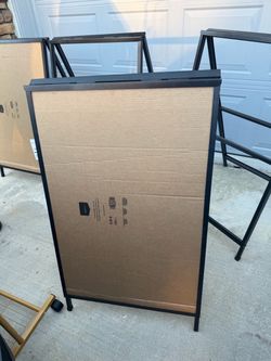 Advertising Display Stand. 4 in total. “ A Frame, double sided “ easy to use set up craft show, busi