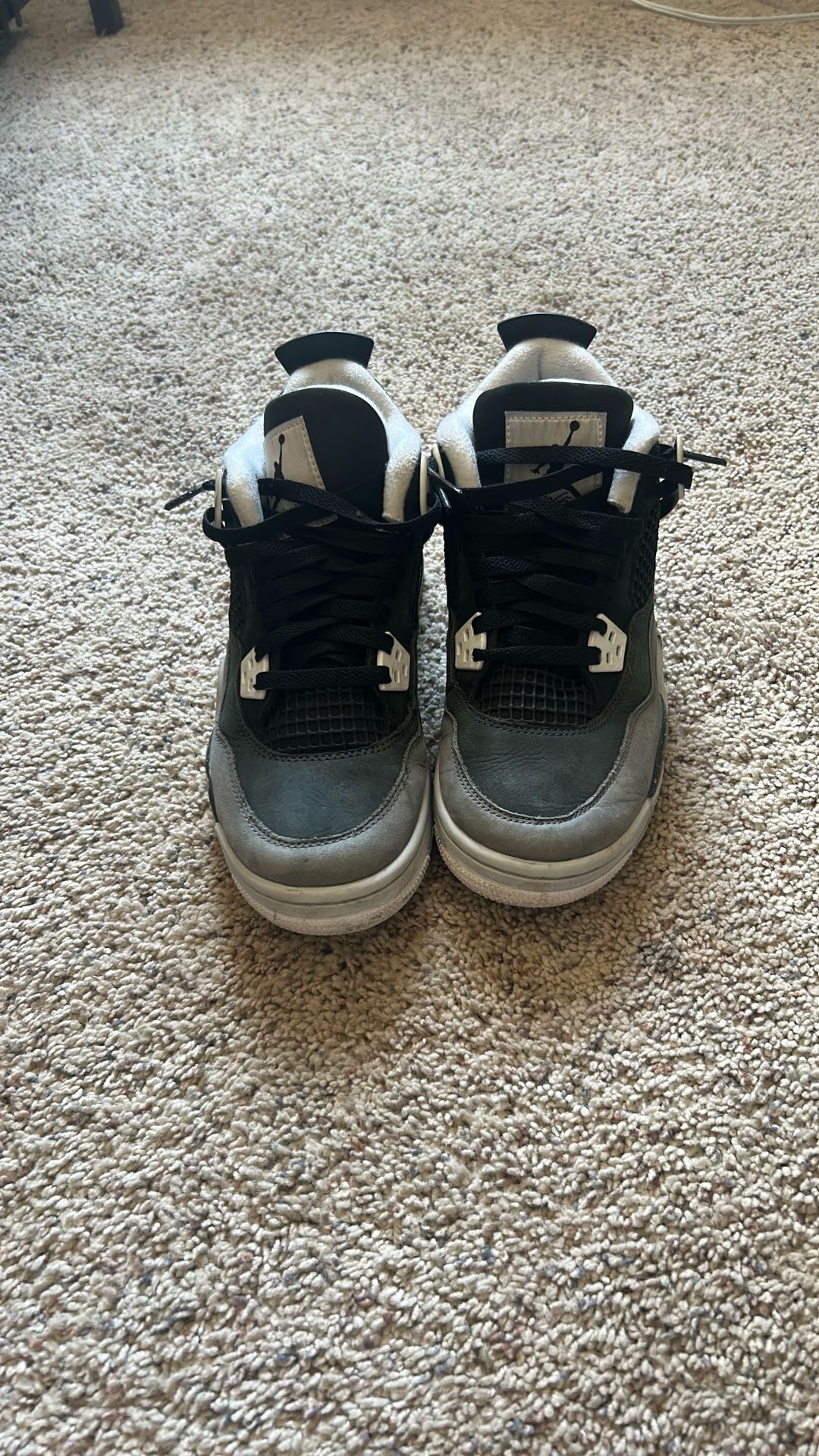 Nike Air Jordan Retro 4 Black Sneakers