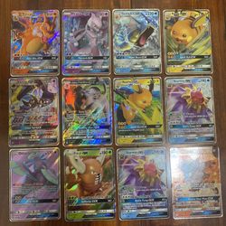 Pokemon GX Lot of 12! Sun & Moon Ultra Rare & Promo HP MP LP NM