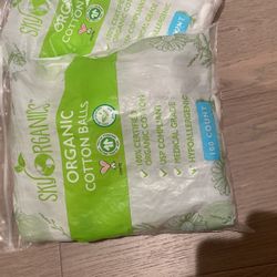 2 Organic Cotton Balls
