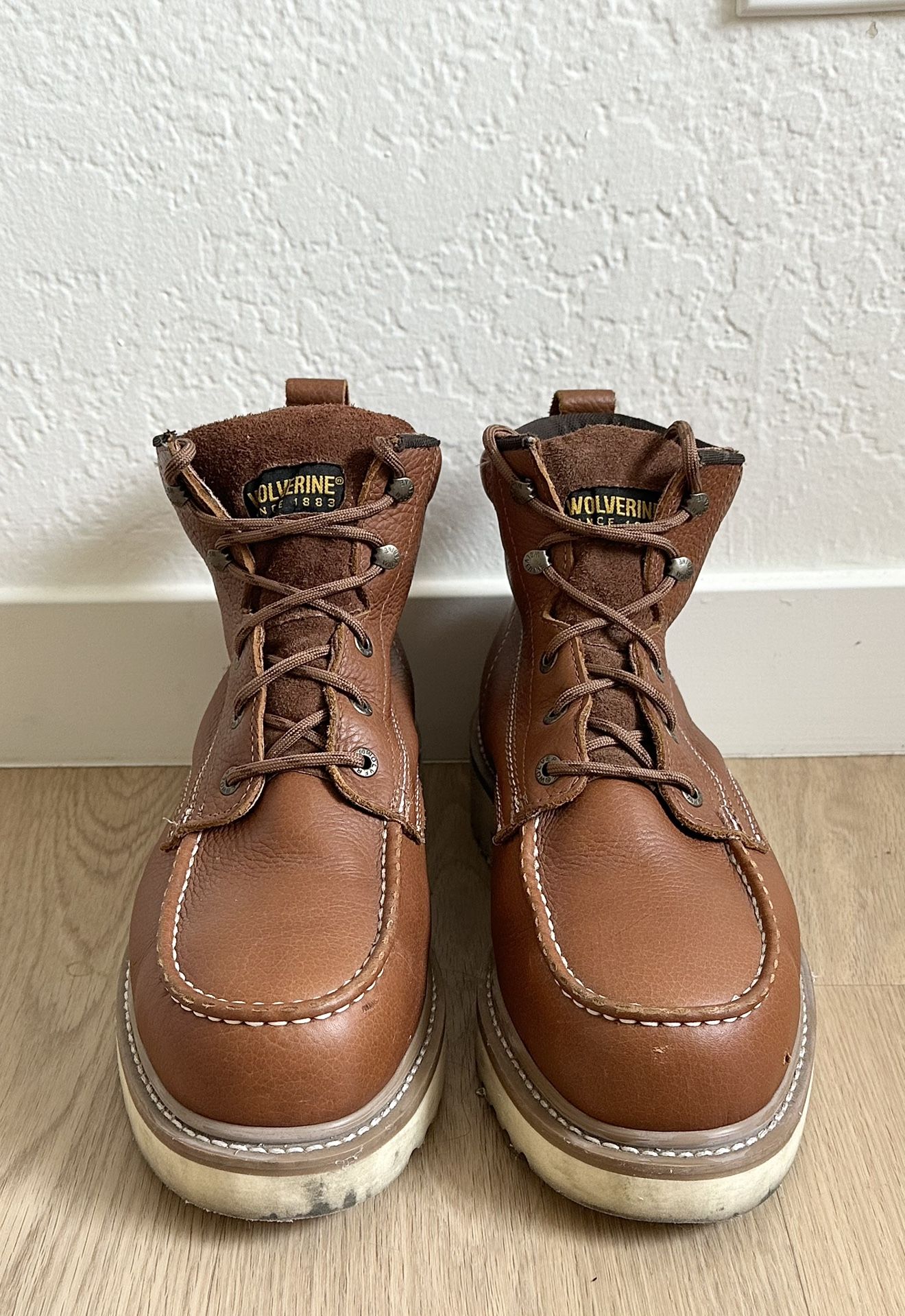Wolverine Moc Toe Steel Toe Work Boots Size 12
