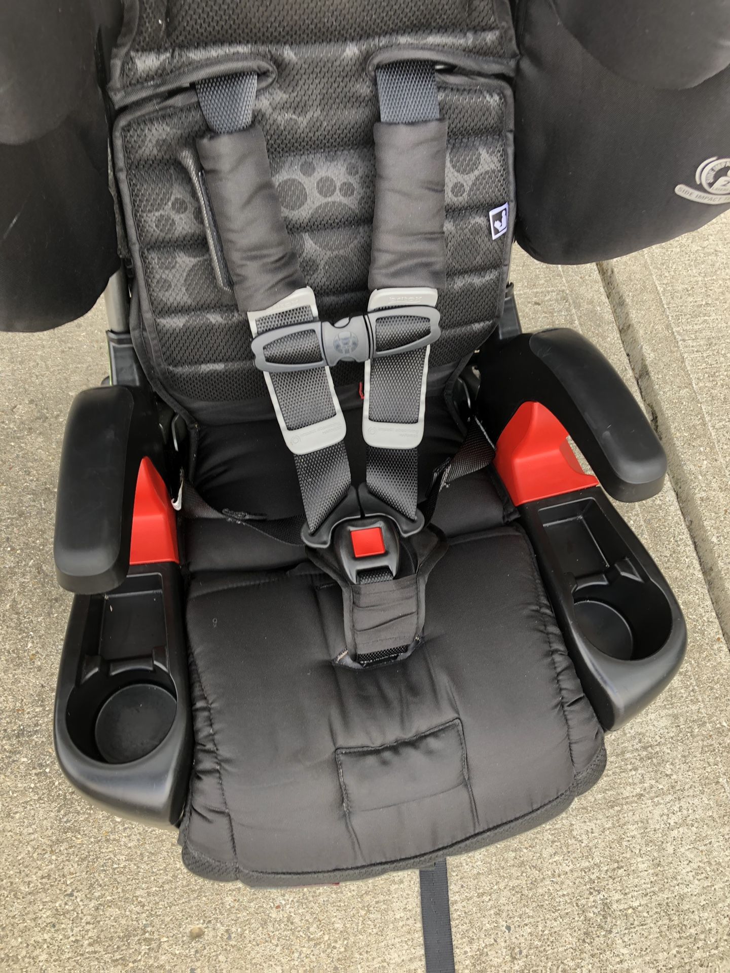 Britax Frontier ClickTight Harness-2-Booster Car Seat - 2 Layer Impact Protection - 25 to 120 Pounds, Bubbles