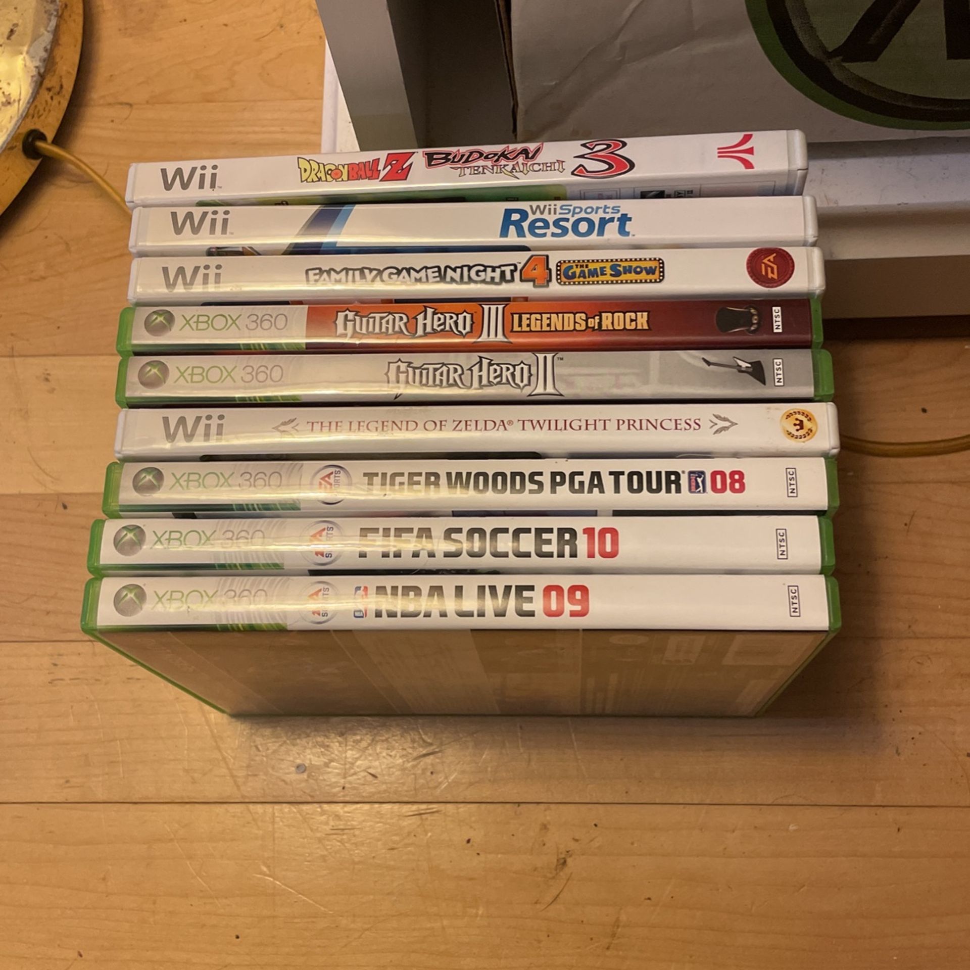 Xbox And Wii Game Lot