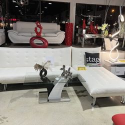 Sofa And Chaise Futon $249 Floor Sample