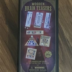 Wooden Brain Teasers New 