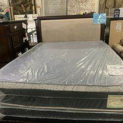 12 in Plush top quilted queen mattress