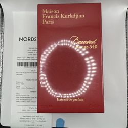 Baccarat Rouge 540 cologne