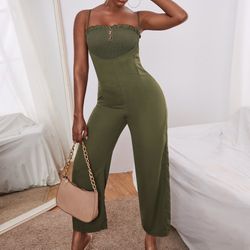 Olive Cami Jumpsuit