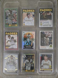Padres Topps Cards small Collection