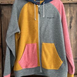 Columbia Men’s Medium Colorblock Zip-Up