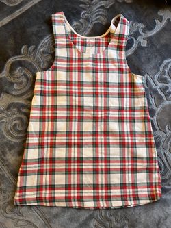 Kids Plaid Christmas Dress