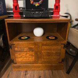 Ethan Allen 1970 vintage record/vinyl cabinet 30x18.5x30