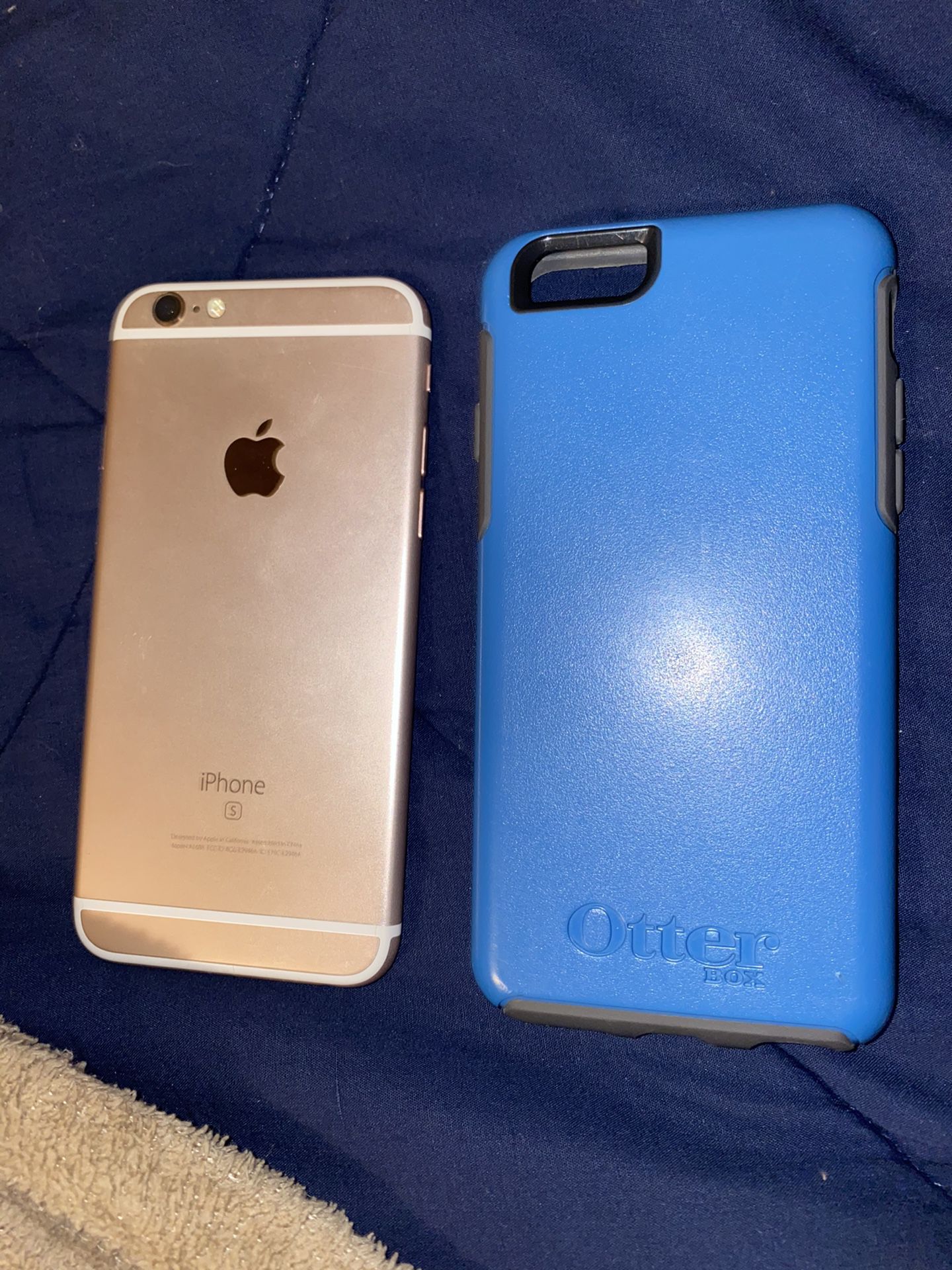 iPhone 6s Rose Gold (unlocked) With Otter Box