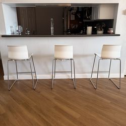 Bar stools (metal frame)
