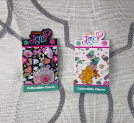JoJo Siwa Charms Nickelodeon Set Of 2 Charms Camera & Gingerbread 2018 New