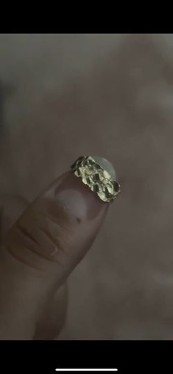 Baby Gold Nugget Ring 