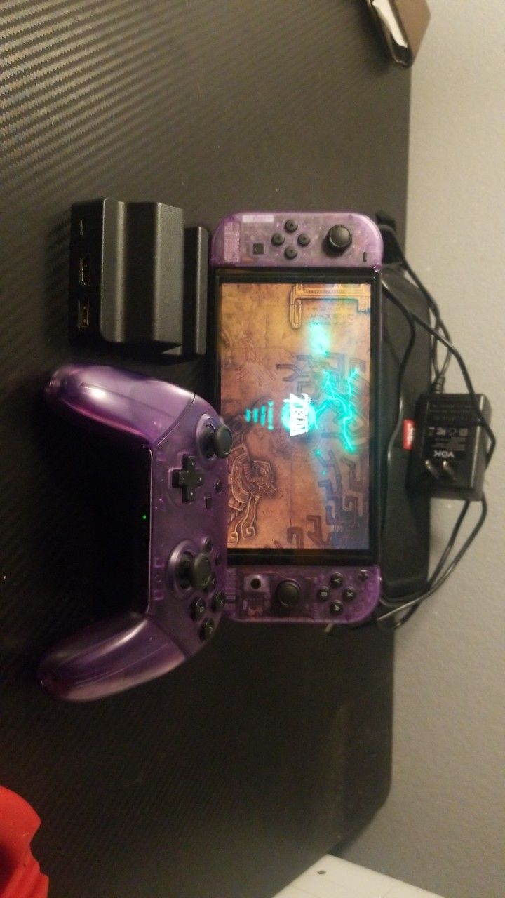 Purple Nintendo Switch Oled