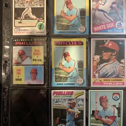 Greg Luzinski Card Lot!!