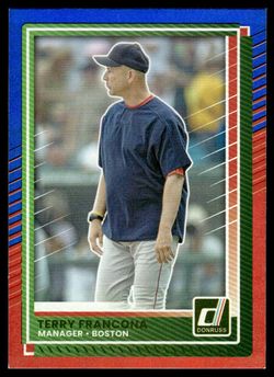 2025 Donruss Blue Red Foil Terry Francona #38 Boston Red Sox A