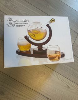 Galleon Whiskey Decanter Set