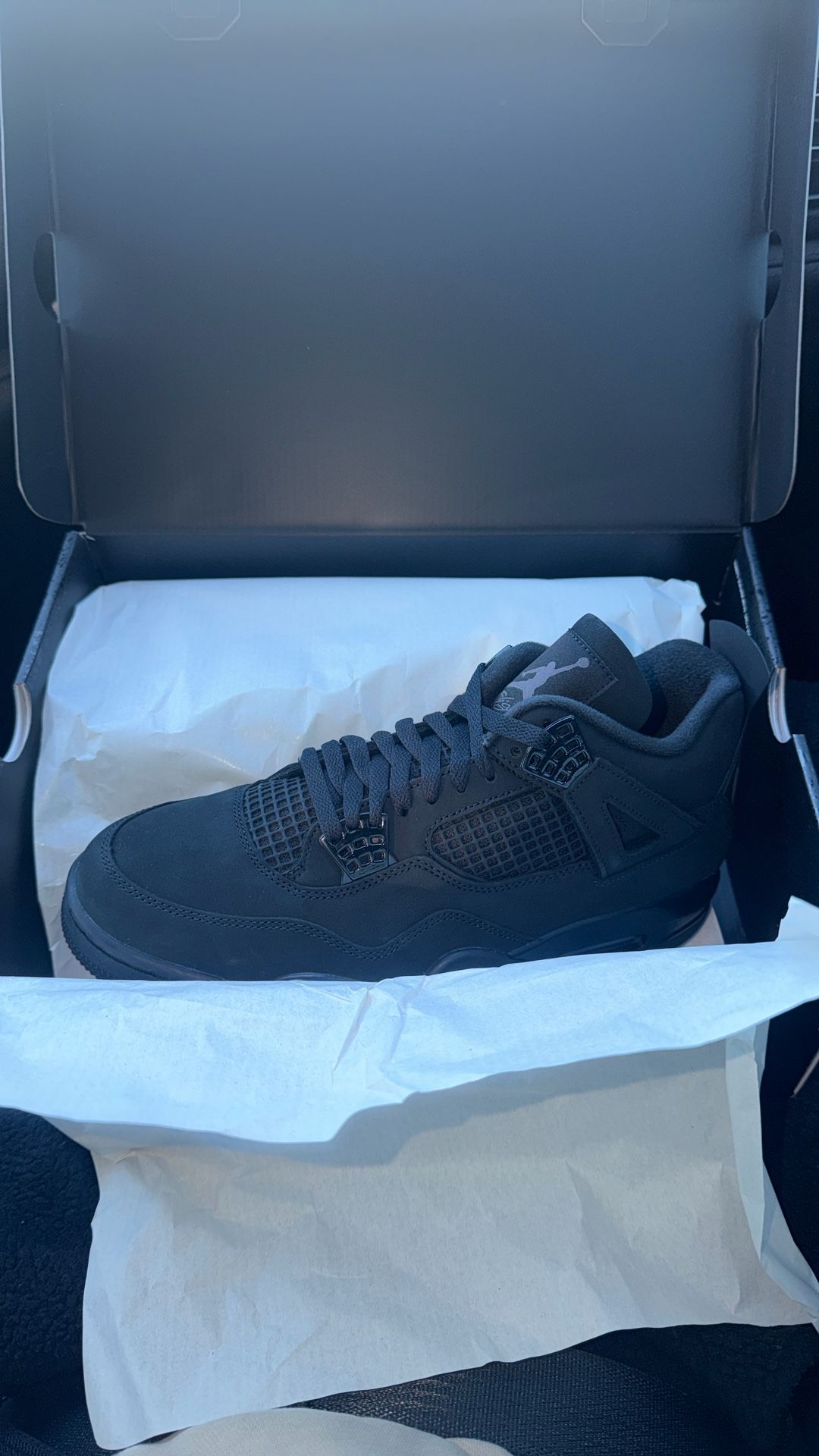 AIR JORDAN 4 BLACK CAT MENS SIZE 12