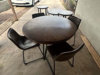 Dinning set ,  coffee table and two side tables