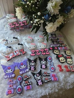 Kuromi flats charms