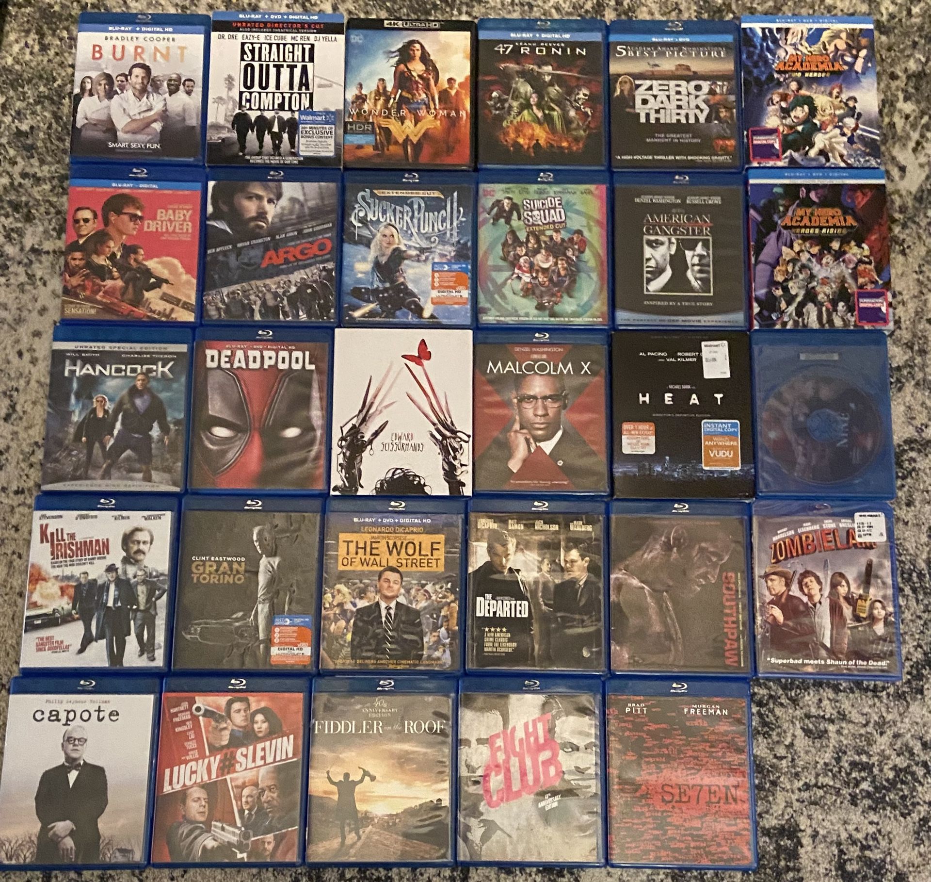RANDOM MOVIE LOT BLUERAY