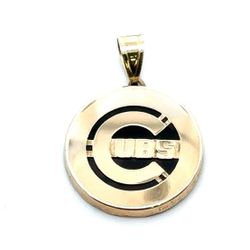 Chicago Cubs 14k Yellow Gold Pendant Charm Necklace GP3101670