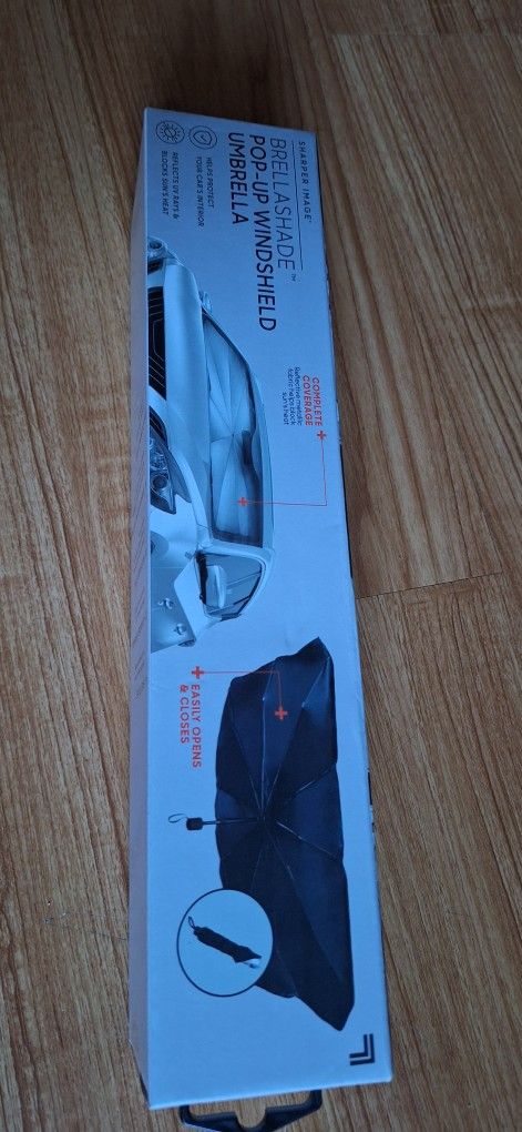 Sharper Image Brella Shade Windshield Umbrella