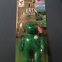 EXTREMELY RARE McDonald's 1999 TY Beanie Baby  ‘Erin The Bear’