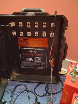 PulseTech SC-12 12-Station Battery Recovery Charger ā Commercial Grade
