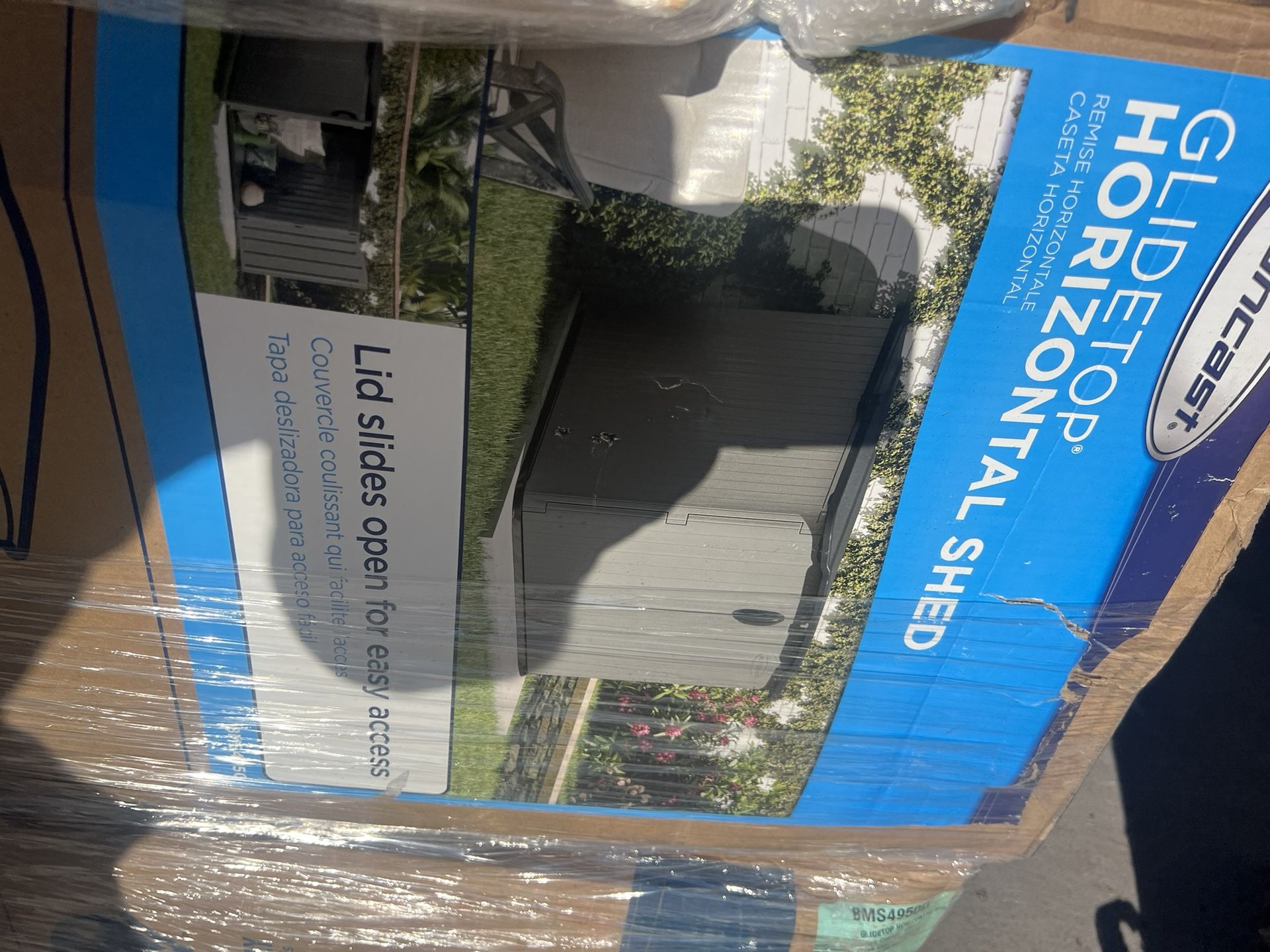 Suncast Glidetop Horizontal Shed 7x5 for Sale in Phoenix, AZ OfferUp