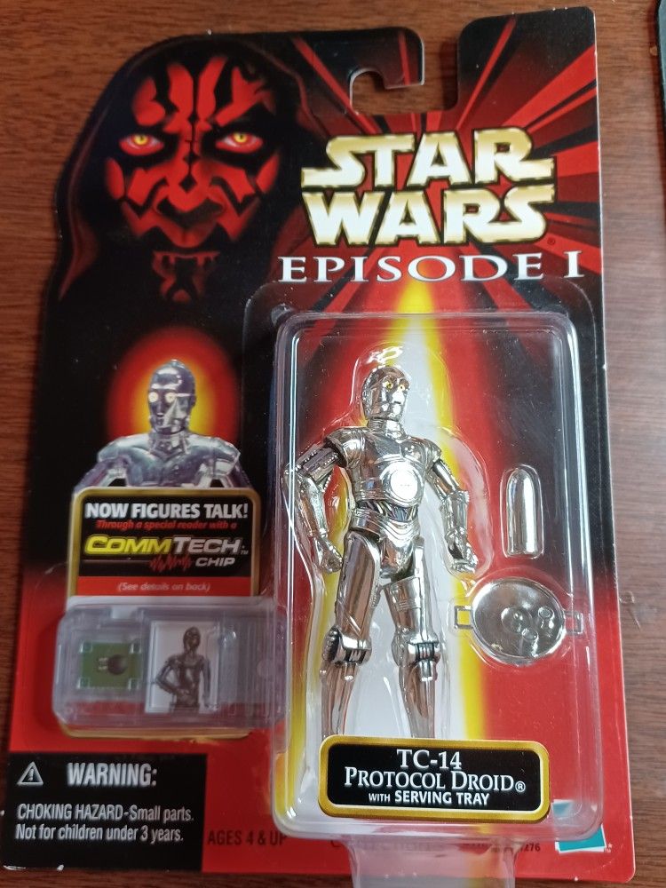Star Wars Tc14 With Com Chip Episode 1 Droid Action Figure