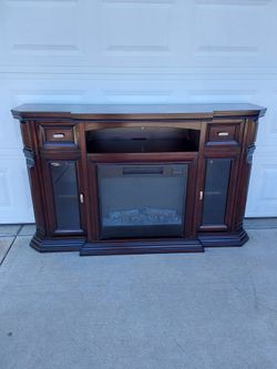 Electric Fireplace TV Stand Console