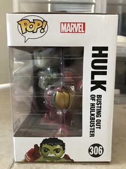 Funko POP! Marvel Hulk (Busting Out of Hulkbuster) Vinyl Figure