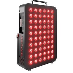Bestqool Red Light Therapy, Dual Chip Clinical Grade LED Device with Near-Infrared Light 660nm 850nm High Power Panel, Ideal for Body, Face, Recovery,