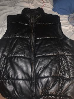 2xl leather vest