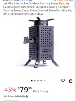 Instafire inferno pro outdoor stove